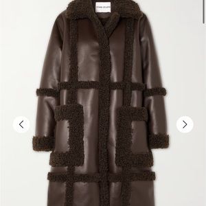 Stand studio Patrice paneled faux shearling coat